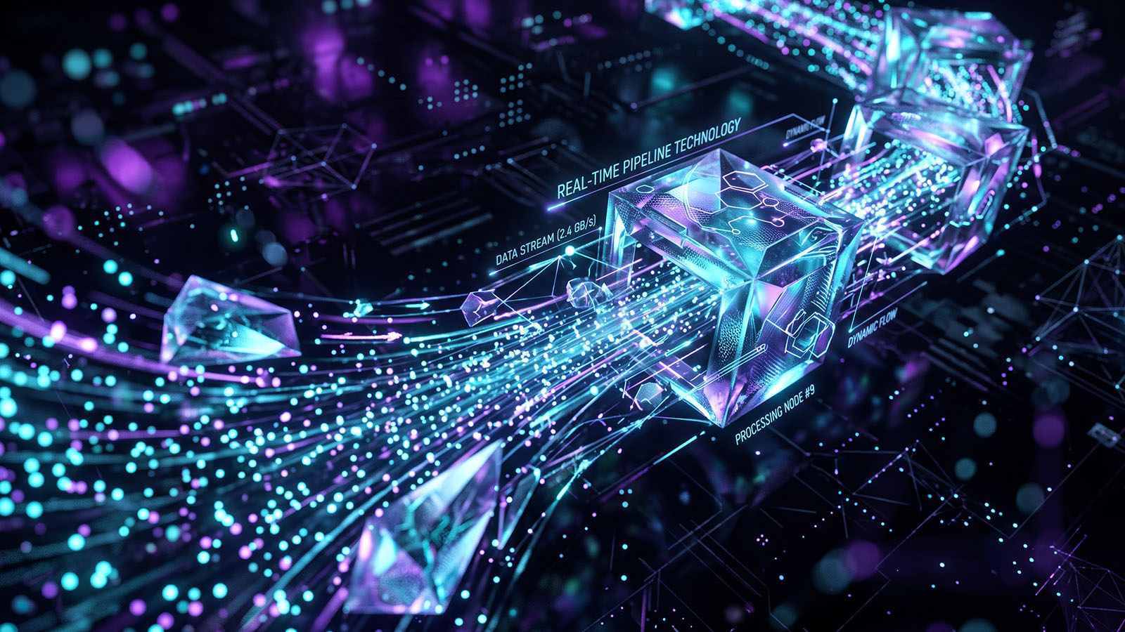 Editorial illustration of a real-time virtual production stage