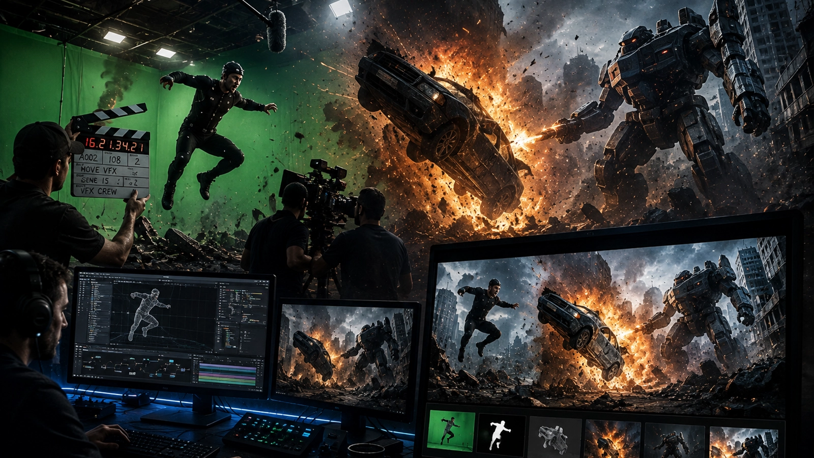 AI VFX: How to Combine AI Video With Professional Visual Effects visual guide