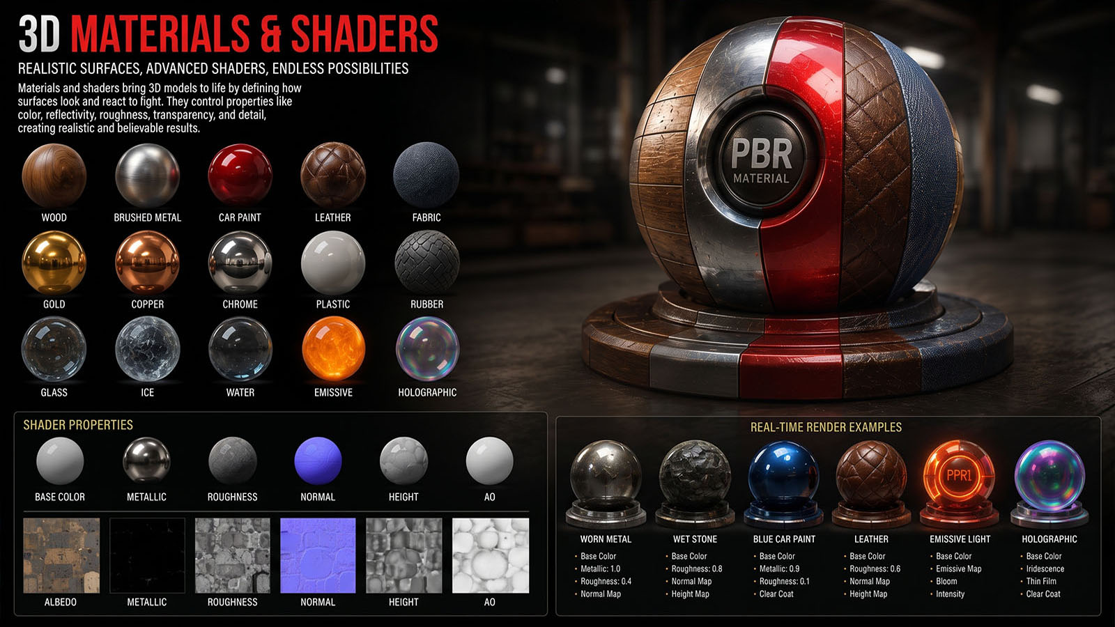 3D Materials & Shaders