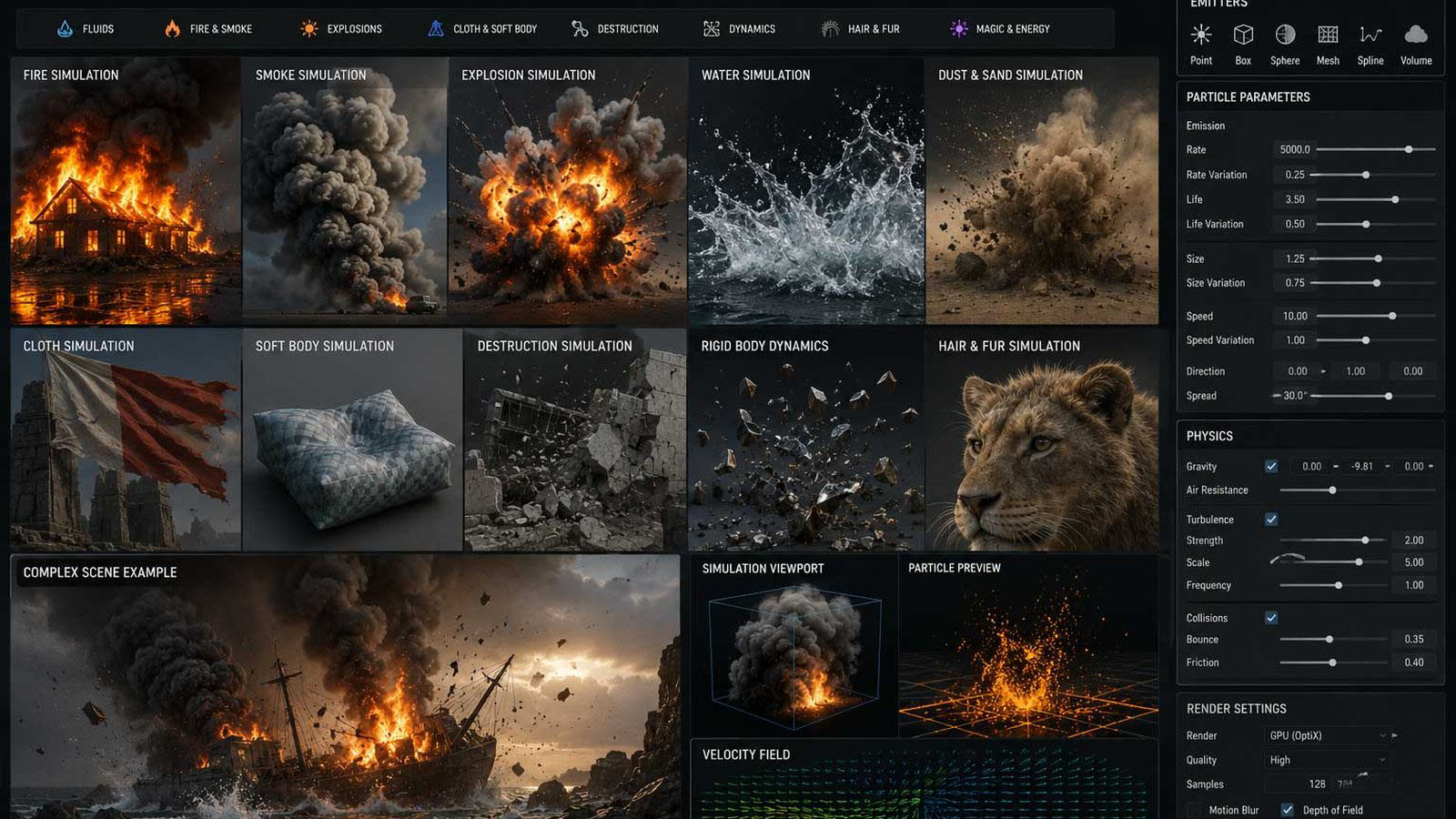 3D Particles & Simulation