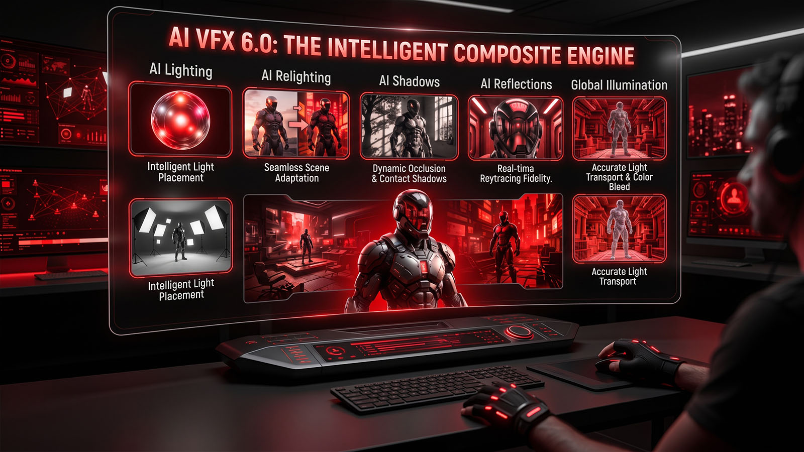 AI VFX 6.0: AI Lighting, Relighting, Shadows, Reflections, Global