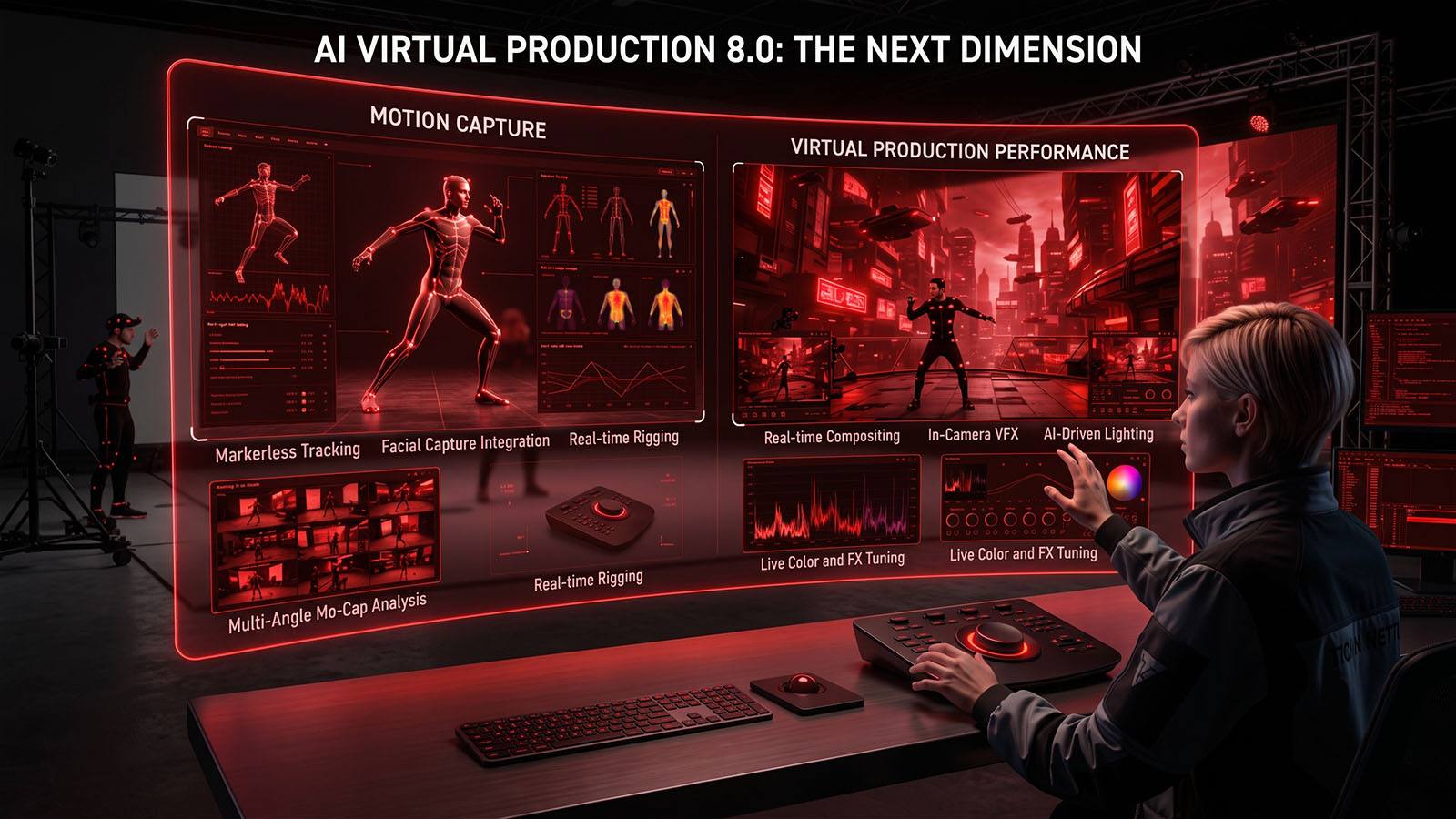 AI Virtual Production 8.0: Motion Capture, Virtual Production Per
