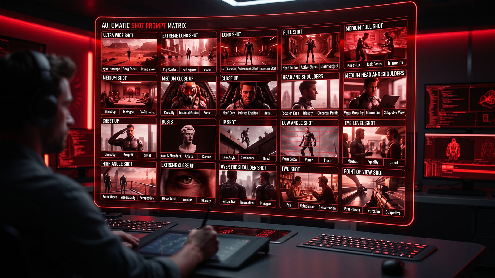 Automatic Shot Prompt Matrix