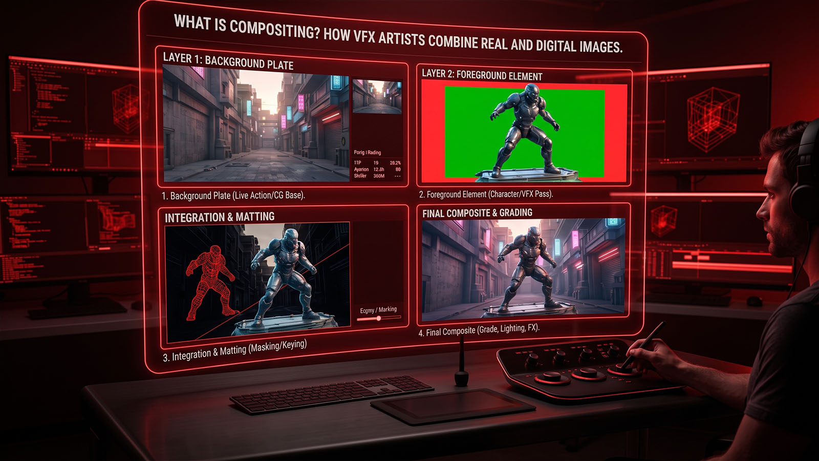 What Is Compositing? How VFX Artists Combine Real and Digital Ima